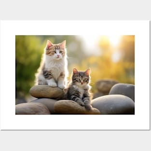 Cat Furry Pet Animal Tranquil Peaceful Posters and Art